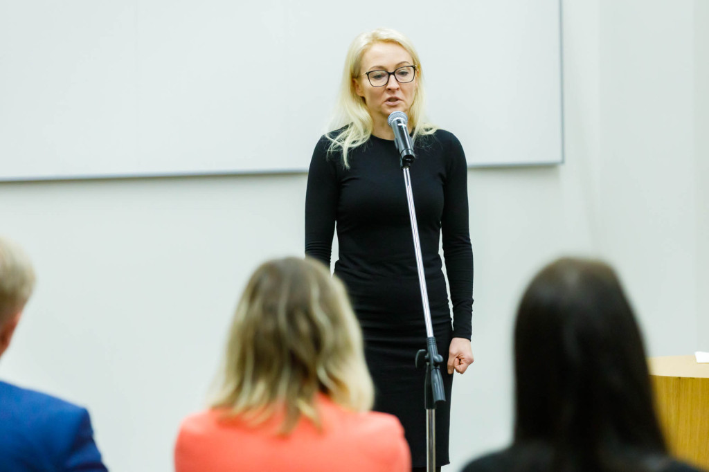 Põhja ringkonnaprokuratuuri juhtivprokurör Saskia Kask ütles tänusõnad