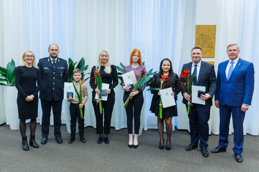 Põhja ringkonnaprokuratuuri juhtivprokurör Saskia Kask, politsei- ja piirivalveameti peadirektor Egert Belitšev, Rasmus Andresson, Leelo Howard, Iti-Anett Papli, Tiina Kümmel-Klooster, Kirill Badikin ja justiitsminister Kalle Laanet